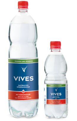 VIVES Mineralwasser mit Kohlensäure
